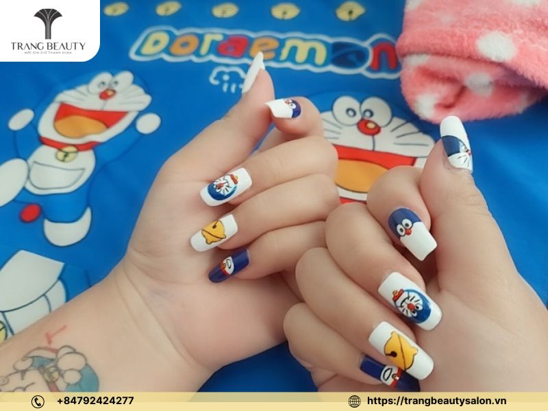 Nail hoạt hình Doraemon