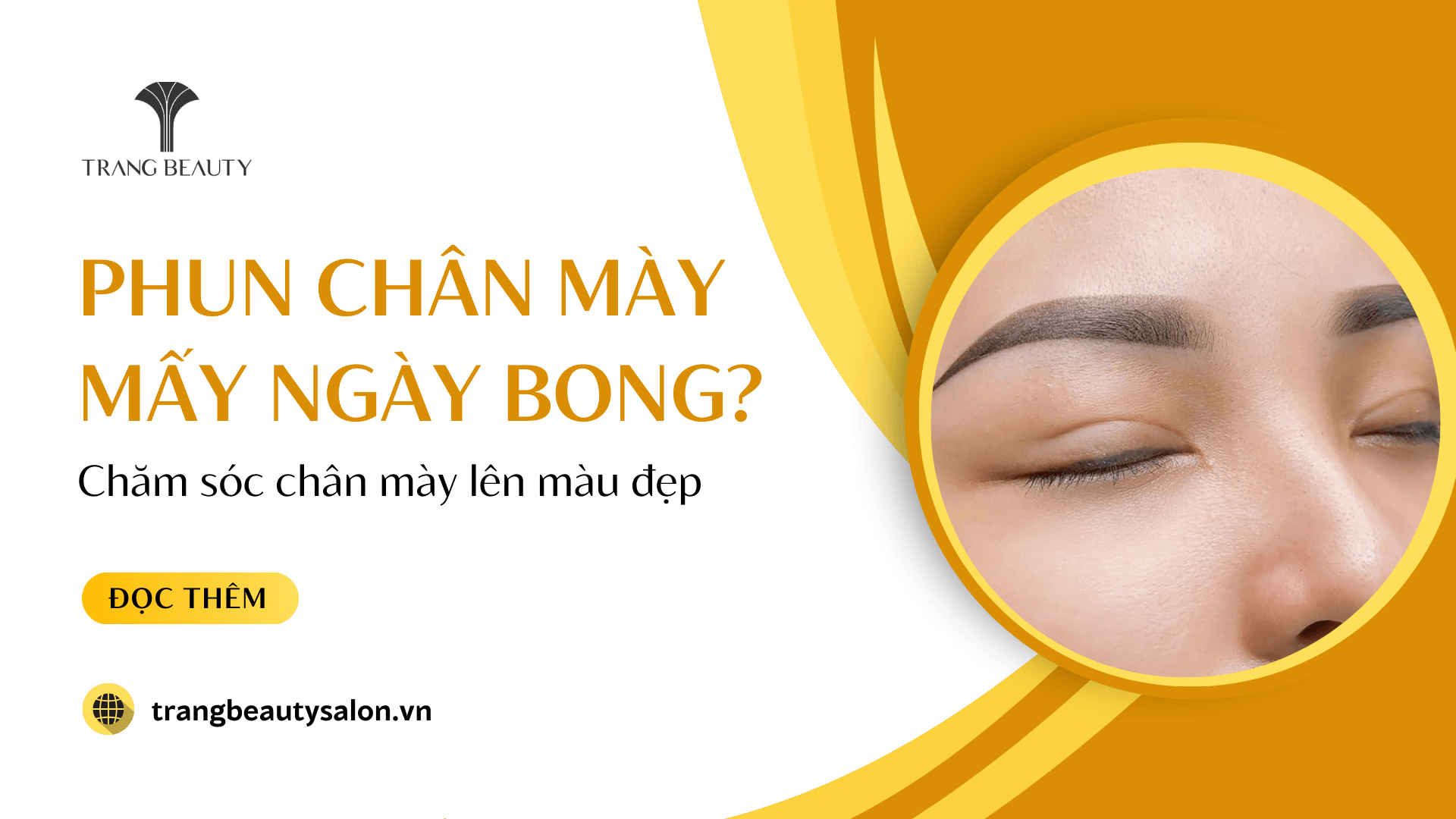 Thời gian bong sau khi phun chân mày và cách chăm sóc phù hợp