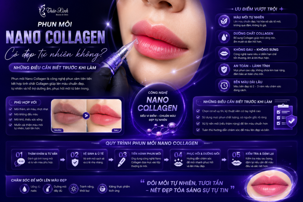 Phun Môi Nano Collagen Có Đẹp Tự Nhiên Không? Những Điều Cần Biết Trước Khi Làm 2