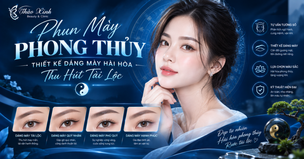 Phun Mày Phong Thủy – Thiết Kế Dáng Mày Hài Hòa, Thu Hút Tài Lộc 2