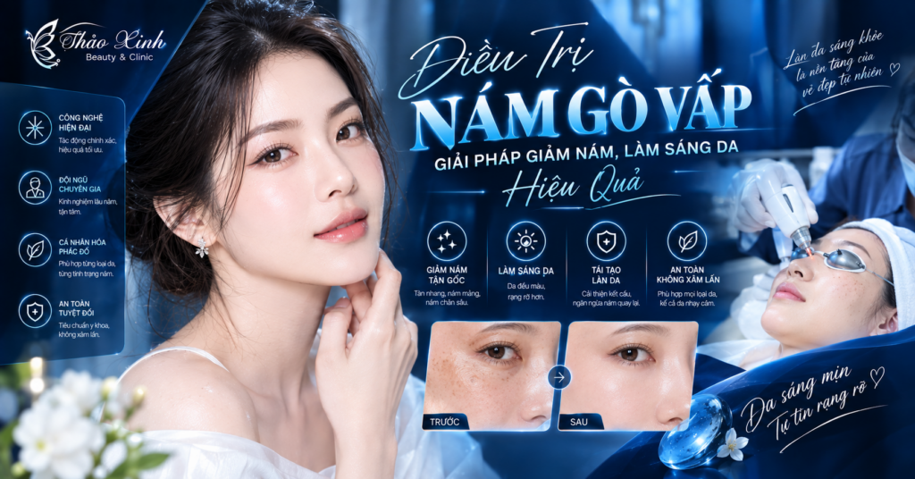 Điều Trị Nám Gò Vấp – Giải Pháp Giảm Nám, Làm Sáng Da Hiệu Quả 1