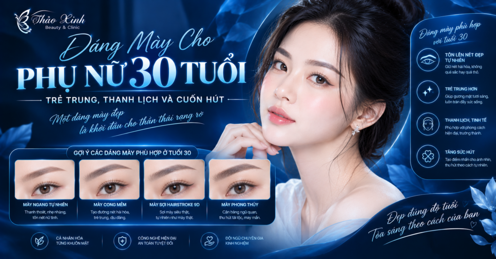 Dáng Mày Cho Phụ Nữ 30 Tuổi – Trẻ Trung, Thanh Lịch Và Cuốn Hút 2